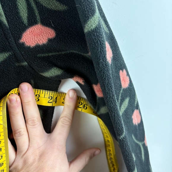 O'Neill Women's Half Zip Fleece Floral Pullover Hoodie Jacket Casual Comfy XL - Picture 7 of 8